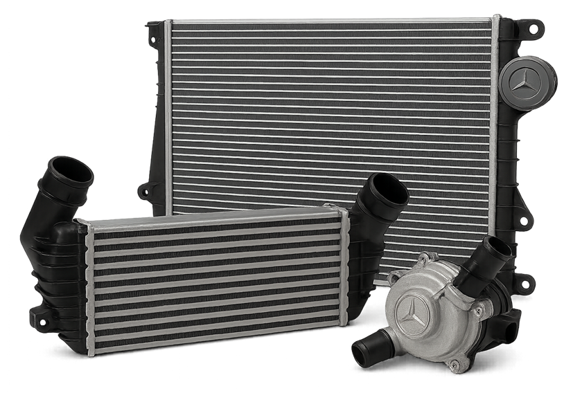 Układ chłodzenia silnika, intercooler