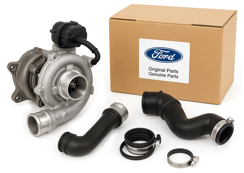 Turbosprężarka, przewody