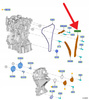 ŚLIZG ŁAŃCUCHA ROZRZĄDU 1.0 EB FORD FIESTA PUMA 19- 2586221 _ H6BG-6M256-AB