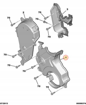 OBUDOWA ROZRZĄDU CITROEN C4 C5 DS4 DS5 JUMPER JUMPY OE 9802982680