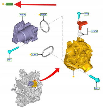 KOLEKTOR SSĄCY TRANSIT CUSTOM 2016- 2.0 ECOBLUE 2268826 _ GK2Q-6K770-AD