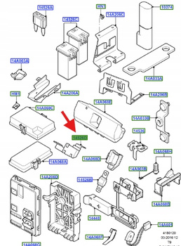 WYŁĄCZNIK OBWODU 350 AMP FORD TRANSIT 2006- 1441281 _ 6C1T-14A094-AA