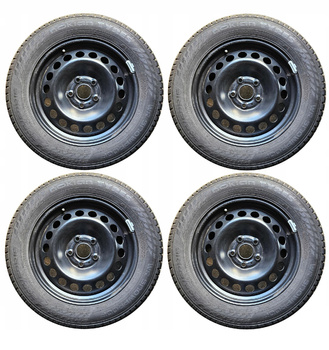 4 KOŁA ZIMOWE STALOWE 6.5J ET48 NOKIAN SNOWPROOF 205/60 R16 NOWE FORD