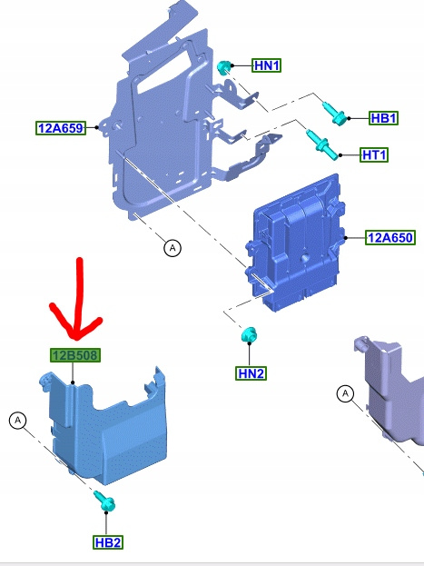 OBUDOWA KOMPUTERA SILNIKA FORD KUGA Mk3 2020- OE 2455055 _