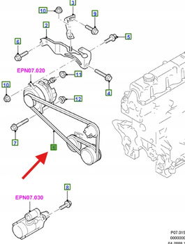 PAS KLINOWY FORD RANGER 1998-2012 4982547 _ 6M34-8620-AA