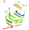 UCHWYT HALOGENU GRILLA LEWY FORD FOCUS 18- 22 2376365 _ JX7B-15A299-VC5UAW