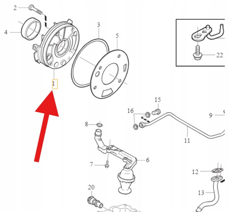 POMPA OLEJU 2.4 D5 VOLVO S60 V60 2011- XC70 XC90 S40 S80 V50 OE 30777092