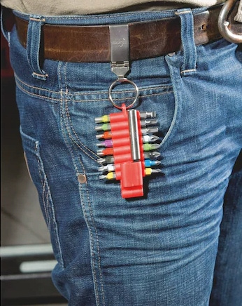 WURTH Zestaw bitów C6.3(1/4) z metal. klipsem 17el