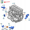 OBUDOWA TERMOSTATU 2.5L FORD HYBRYDA KUGA 2020- 2506980 _ LX6E-8A586-AD