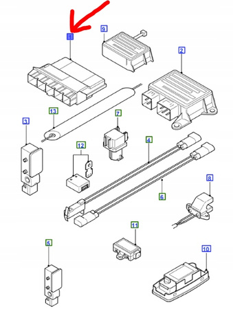 MODUŁ KOMFORTU FORD FOCUS Mk1 MONDEO Mk3_1349090_1S7T-15K600-LF