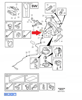 Przewód zbiornika Adblue Volvo OE 32312557