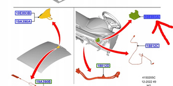 ANTENA GPS SYNC 3 FORD MONDEO Mk5 2016-22 OE 2085034 _ HK7T-19C175-CA