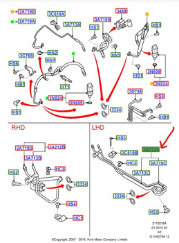 PRZEWODY WSPOMAGANIA FORD MONDEO Mk4 S-MAX Mk1_1765823_9G91-3A212-AD