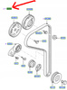 ZESTAW PASKA ROZRZĄDU FORD FIESTA Mk5 PUMA Mk1 1.7 ZETEC _1203767_1N3J-6268-AA