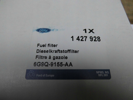 FILTR PALIWA 2.2 TDCI FORD S-MAX GALAXY MONDEO Mk4 _ 1427928 _ 6G9Q-9155-AA 