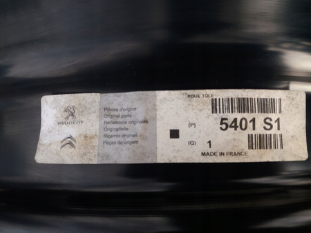 Felga stalowa 16" Citroen C5 5401S1