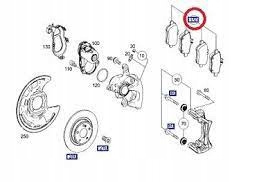 Mercedes-Benz OE A 006 420 79 20 zestaw klocków hamulcowych