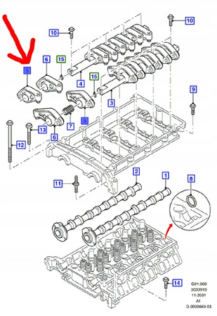 POPYCHARZ RORZĄDU FORD MONDEO TRANSIT 2.0 TDCI _ 1120752 _  XS7Q-6K528-A1C