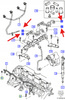 RURKA PRZELEWOWA UKŁADU WTRYSKOWEGO 1465178 _ 4C1Q-9C993-AD