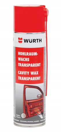 WOSK DO PROFILI ZAMKNIĘTYCH SPRAY WURTH 500ml TRAN