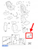 UCHWYT ISOFIX FOTELIKA VOLVO XC90 XC70 XC60 XC40 S90 V90 OEM/OE 31414545