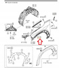 Błotnik przedni lewy - Mazda MX-30 DR 2022_DN4E52211