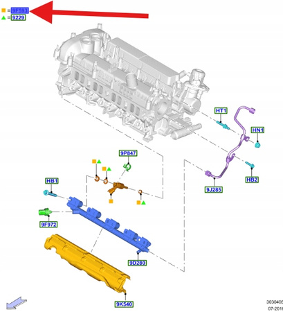 WTRYSKIWACZ 2.0 EB FORD KUGA Mk2 2016- 2172812 _ FB5E-9F593-AC