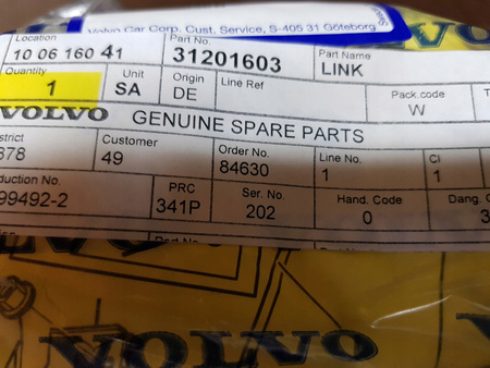 Łącznik stabilizatora Volvo