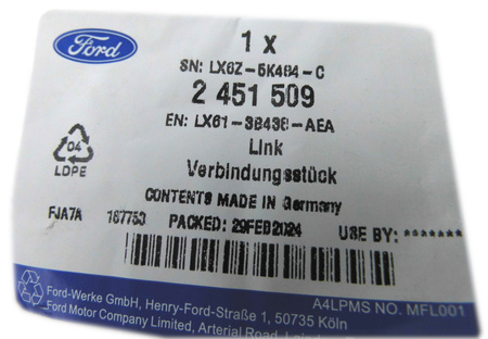 ŁĄCZNIK STABILIZATORA PRZÓD FORD KUGA Mk3 2020-_2451509_LX61-3B438-AEA