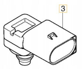 CZUJNIK CIŚNIENIA MAP SENSOR 3.0 B6 VOLVO S60 V60 XC60 XC70 OE 30731372