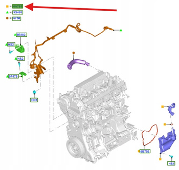 SEPARATOR OLEJU ODMA SILNIKA FORD KUGA 2016- 2.0 EB 2030056 _ EJ7E-6A785-BA