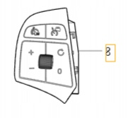 TEMPOMAT STEROWANIE VOLVO S60 V60 2014- V40 2013- OE 31334459