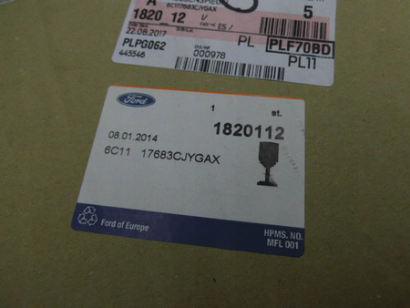 LUSTERKO ZEWNĘTRZNE LEWE FORD TRANSIT Mk5 Mk6 _ 1820112 _ 6C11-17683-CJYGAX
