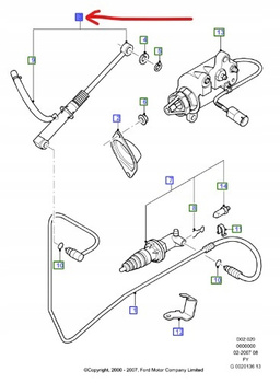 POMPA SPRZĘGŁA FORD TRANSIT Mk5 ANGLIK 2002-2006 _ 1505418 _ 3C11-7A543-BF