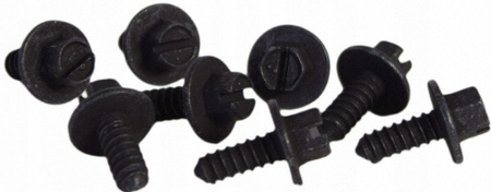 ZESTAW ŚRUB DO TABLICY REJESTRACYJNEJ FORD MUSTANG 4907338 _ AR33-17A386-AA