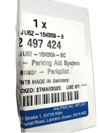 CZUJNIK PARKOWANIA TYŁ FORD TRANSIT Mk8 2020- 2497424 _ JU5T-15K859-BC