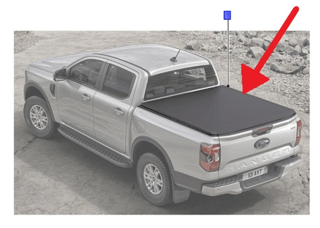 OSŁONA POKRYCIE PAKI FORD RANGER 2022- OE 2639148 _ AMP1WJ-501A42-EA