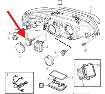 ŻARÓWKA XENON ŻARNIK D1S VOLVO S60 V70 XC70 XC90 S40 OE 30763954
