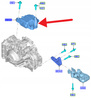 PODUSZKA SKRZYNI BIEGÓW 2.0 ECOBLUE 8F40 KUGA 2022- 2588463 _ NX61-7M121-BA