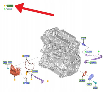 ODMA SEPARATOR OLEJU 2.5 FORD CUSTOM SMAX KUGA 20- 2361022 _ LX6E-6A785-AA
