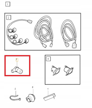 CZUJNIKI PARKOWANIA VOLVO C70 II 06-13 S40 II