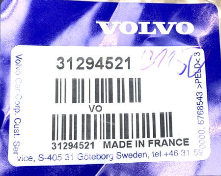 Mocowanie zewnętrzne lampy Volvo S60, V60 31294521