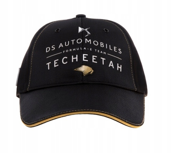 CZAPKA Z DASZKIEM DS FORMULA E-TEAM CZARNA ORYG