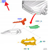 LAMPA LEWA HALOGEN LED DRL FORD MONDEO 2015- 19 OE 2283845 _ DS7J-13D273-AD