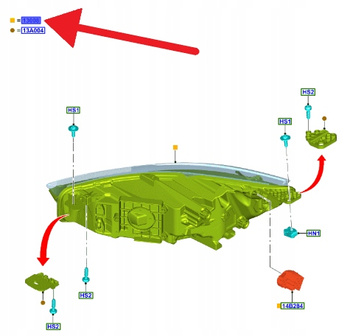 LAMPA LEWY PRZÓD FULL LED FORD FOCUS Mk4 2022- OE 2665929 _ NX7B-13E015-CF