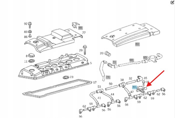 SEPARATOR OLEJU ODMA MERCEDES OM604 OM605 OM606 OE A6060100091