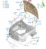 MASKA PRZEDNIA FORD MUSTANG Mk6 2015-2017 2293087 _ FR3B-16612-AT