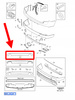 DYFUZOR DOKŁADKA ZDERZAKA TYŁ VOLVO XC90 2016-2021 OEM/OE 31477027