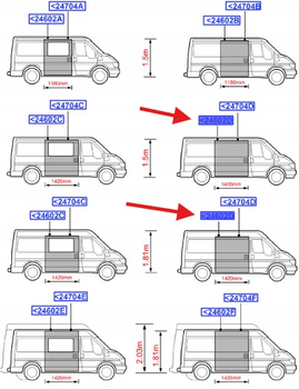 DRZWI PRZESUWNE PRAWA STRONA FORD TRANSIT 2006- 1424725 _ 6C11-V24602-BC