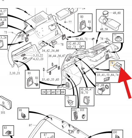 PRAWA PRZELOTKA PASA BEZPIECZEŃSTWA 3 RZĄD VOLVO XC90 2016- OE 39829193